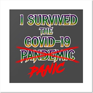 I Survived the Covid-19 Panic Posters and Art